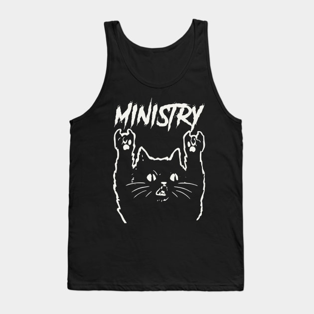 ministry metal cat Tank Top by bubur ayam